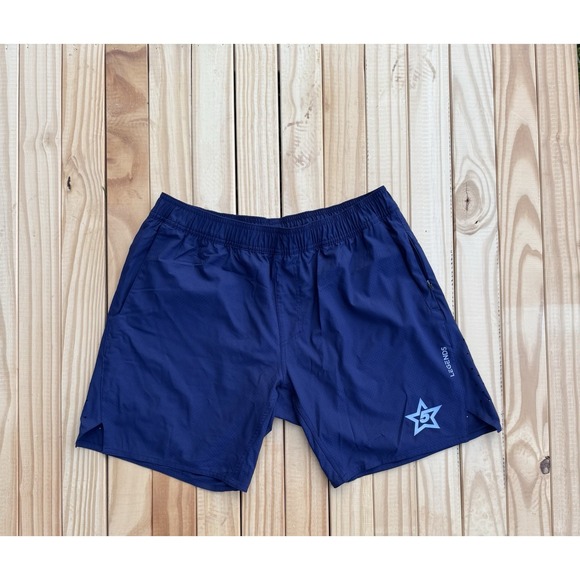Legends Luka HD 7" Liner Gym Training Shorts-Men's Size Large-Navy Blue Color - Picture 1 of 11
